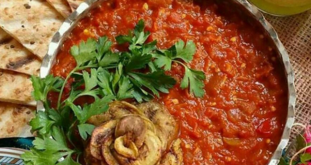 طرز تهیه خاویار بادمجان- خوراک بادمجان