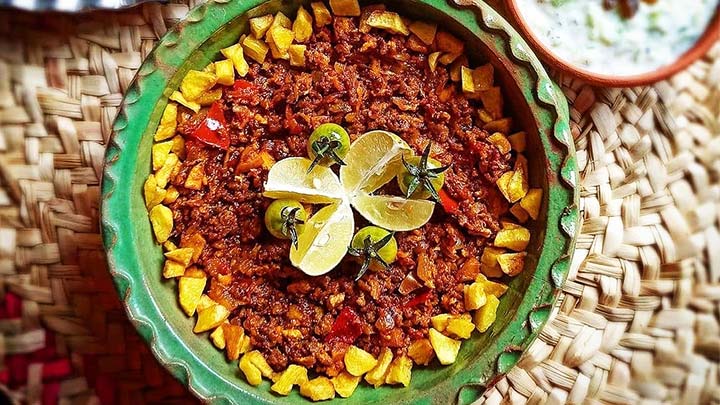 طرز تهیه واویشکا با گوشت چرخ‌کرده