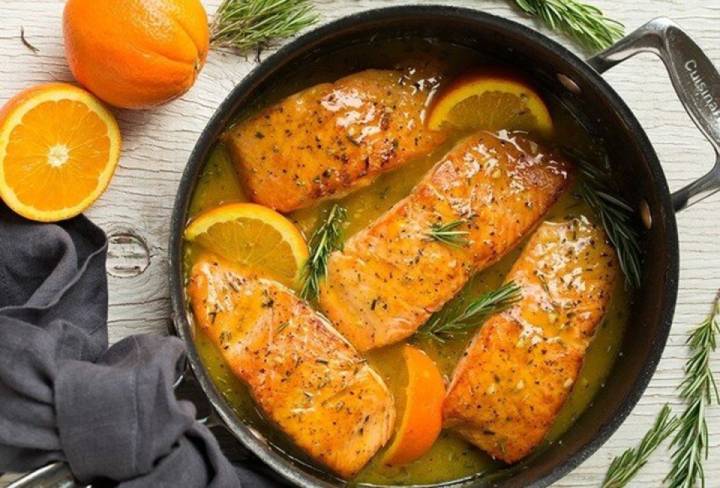 طرز تهیه مرغ پرتقالی برای ناهار