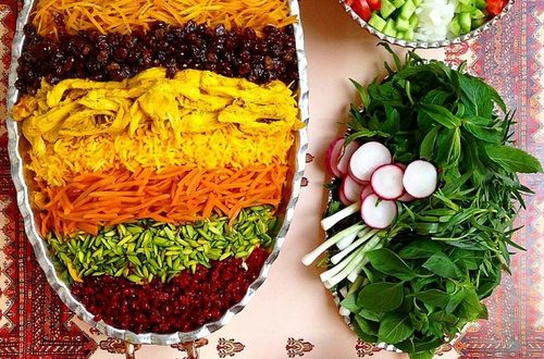 طرز تهیه مرصع پلو