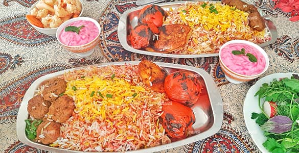 سماق پلو با کباب و طرز تهیه آن