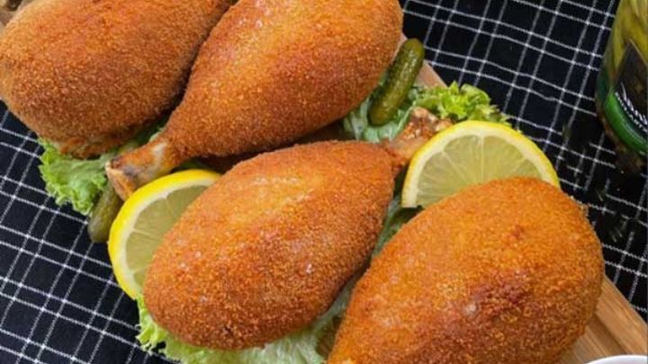 طرز تهیه ران مرغ تقلبی در سرخ کن بادی