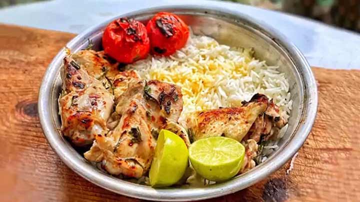 طرز تهیه مرغ کبابی سریع و ارزان برای آخر هفته