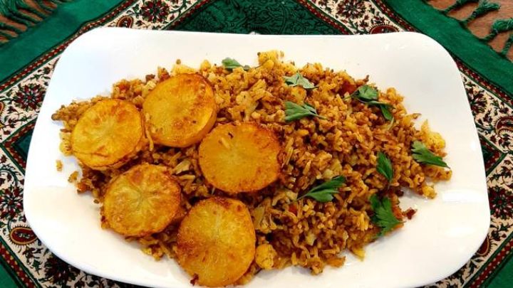 طرز تهیه گل کلم پلو ترفندها و نکات