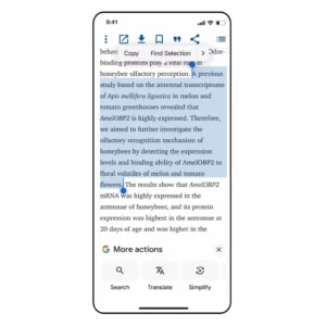 اپ گوگل در iOS قابلیت ساده‌سازی متون با هوش مصنوعی را معرفی کرد