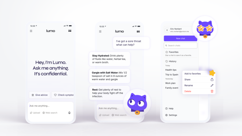 معرفی چت‌بات Lumo توسط پروتون با محوریت حریم خصوصی