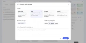 به‌روزرسانی سه فرمت تازه در Audio Overview توسط NotebookLM
