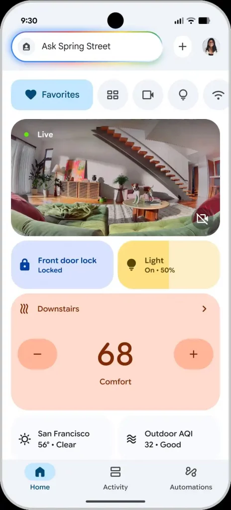 1759390101 926 گوگل از Gemini for Home برای مدیریت خانه با هوش.webp