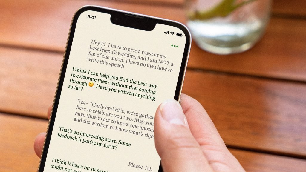 هوش مصنوعی Pi چیست؟ آموزش کامل استفاده برای تقویت زبان انگلیسی 2 محیط کاربری pi در موبایل