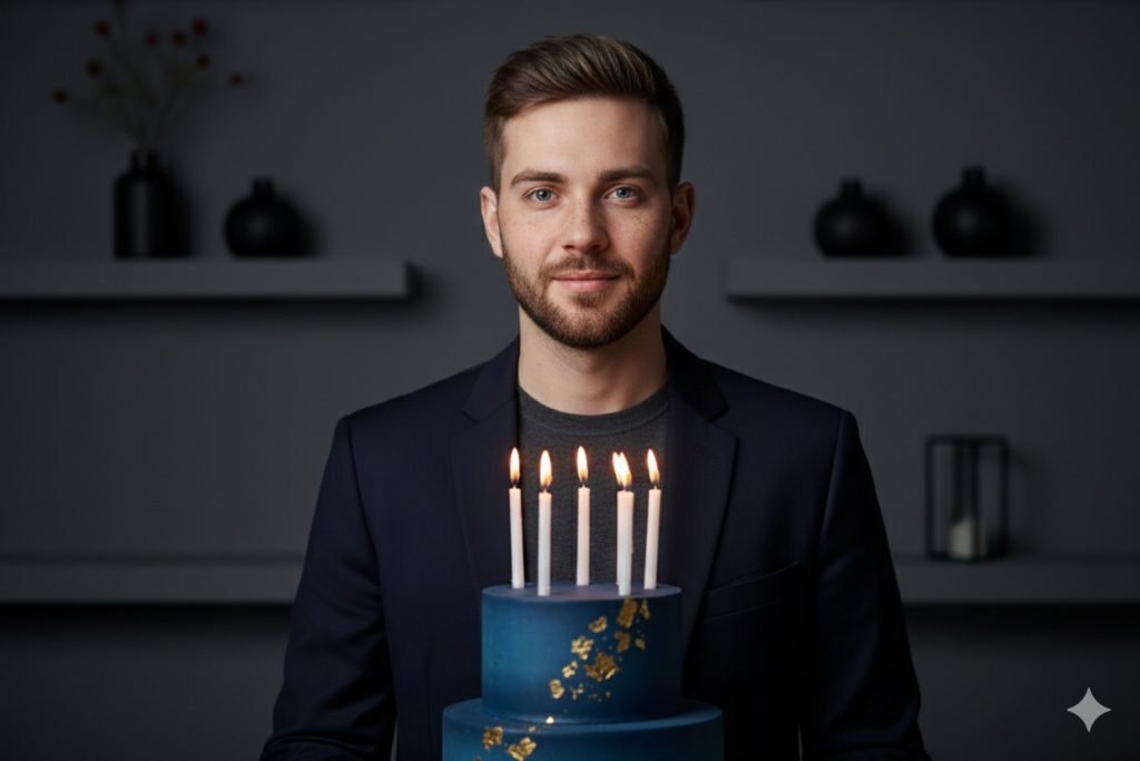 1765917693 842 جدیدترین پرامپت‌های ساخت عکس تولد آتلیه ای