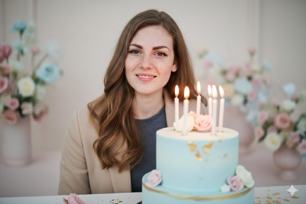 جدیدترین پرامپت‌های ساخت عکس تولد آتلیه ای