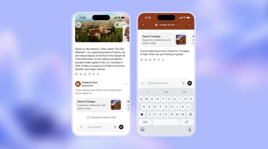 تبلیغات ChatGPT