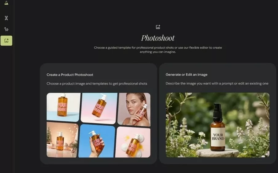 ابزار هوش مصنوعی Photoshoot گوگل