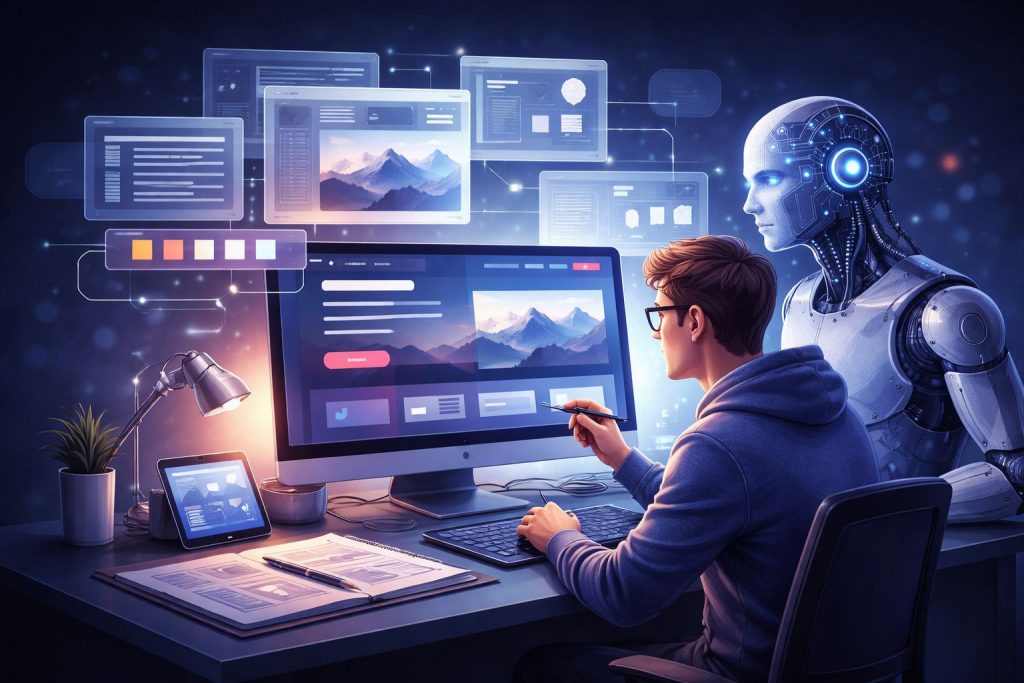 پرامپت برای طراحی سایت